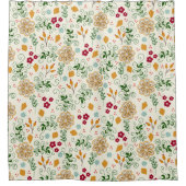 Charming Blossom Serenity Design Duschvorhang (Vorderseite)