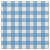Charming Blue Gingham Stoff (Nahaufnahme)