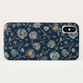 Charming Blue Grey Yellow Poppies Blumendruck Case-Mate iPhone Hülle (Rückseite (Horizontal))