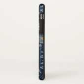 Charming Blue Grey Yellow Poppies Blumendruck Case-Mate iPhone Hülle (Hinten/Links)