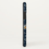 Charming Blue Grey Yellow Poppies Blumendruck Case-Mate iPhone Hülle (Hinten/Rechts)