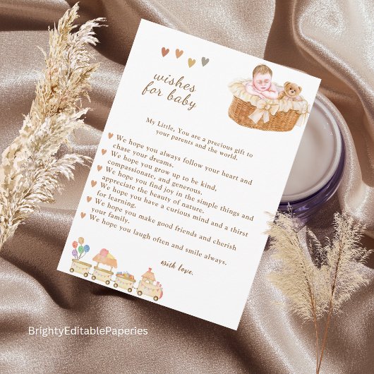 Charming Boho Baby wünscht Karte