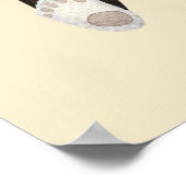 Charming Boho Panda Personalisiert Poster (Ecke)