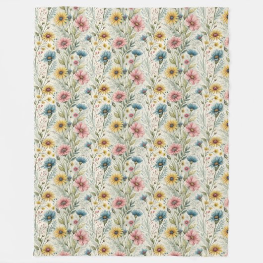 Charming Boho wirft ein Geschenk, das sie verehren Fleecedecke (Vorderseite)