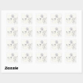 Charming Botanics Elegante Wedding Sticker (Blatt)
