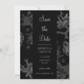 Charming Botanische Hochzeit Save The Date (Vorderseite)