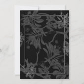 Charming Botanische Hochzeit Save The Date (Rückseite)