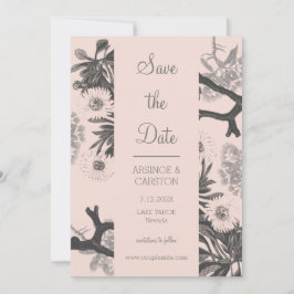 Charming Botanische Hochzeit Save The Date