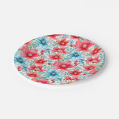 Charming Bouquet Ranya Muster-65292 Pappteller (Schrägansicht)