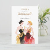 Charming Bridal Party 2 Exquisite Ladies Proposal (Stehend Vorderseite)