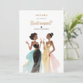 Charming Bridal Party 2 Exquisite Ladies Proposal (Stehend Vorderseite)
