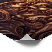 Charming Bright Detailed Murlimanohar Sri Krishna Poster (Ecke)