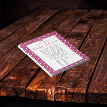 Charming Bright Pink Baby Dusche Word Finde Spiel