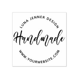 Charming Brush Script handmade Gummistempel