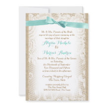 Charming Burlap Bows und Lace