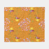 Charming Butterflies Fleecedecke (Vorderseite (Horizontal))