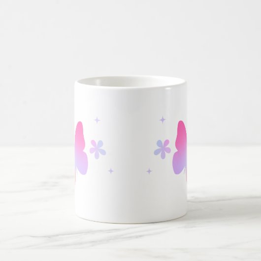 Charming Butterfly Design Milch & Kaffee Tasse (Mittel)