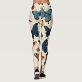 Charming Butterfly Print Leggings für Mädchen" (Rückseite)