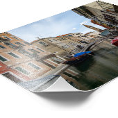 Charming Cannaregio Canal Venice Italy Fotodruck (Ecke)