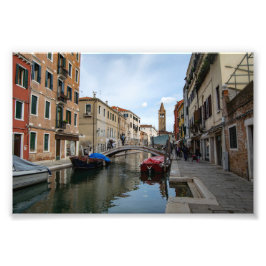 Charming Cannaregio Canal Venice Italy Fotodruck