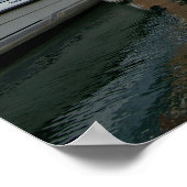 Charming Cannaregio Canal Venice Italy Poster (Ecke)