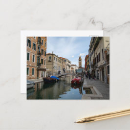 Charming Cannaregio Canal Venice Italy Postkarte