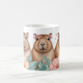 Charming Capybara Trio und Floral Bliss Kaffeetasse (Mittel)