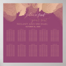 Charming Cassis Rose Gold Aquarellkalligrafie