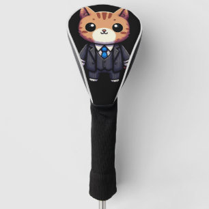 Charming Cat Boss Golf Headcover