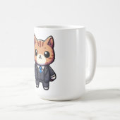 Charming Cat Boss Kaffeetasse (VorderseiteRechts)