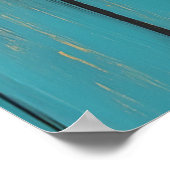 Charming Cat im Fenster Poster (Ecke)