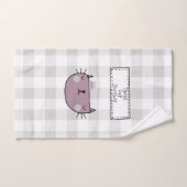 Charming Cat Lover's Purfect Buffalo kariert Badhandtuch Set (Handtuch)