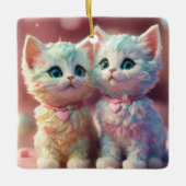 "Charming Cat Ornaments" Keramikornament (Vorderseite)