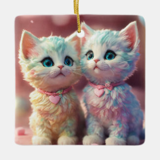 "Charming Cat Ornaments" Keramikornament