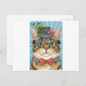 Charming Cat Postkarten für Feline Fanatics (Vorne/Hinten)