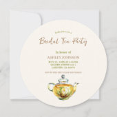 CHARMING Chamomile Bridal Tee Party Einladung (Vorderseite)