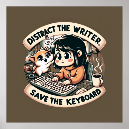 Charming Chaos: Das Wesen des Schriftstellers Poster (Vorne)