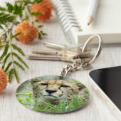 Charming Cheetah Key Ring Schlüsselanhänger (Seite)