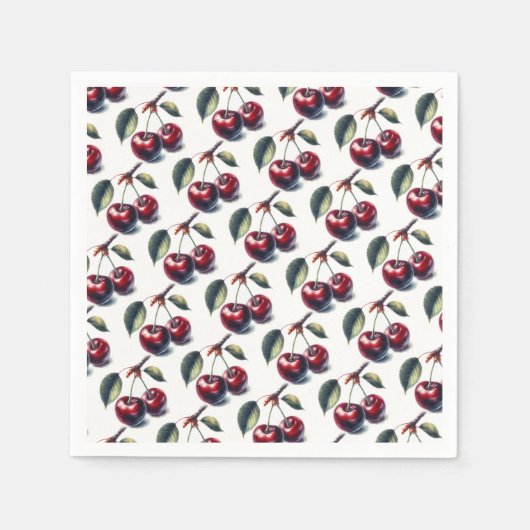 Charming Cherries Serviette (Vorderseite)