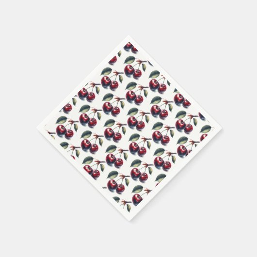 Charming Cherries Serviette (Ecke)