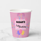 Charming Cherry Blossom Paper Cup Pappbecher (Rückseite)