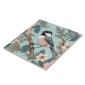 Charming Chickadee Bird Fliese (Seite)