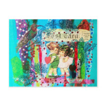 Charming Children Vintag Style Valentine's Day