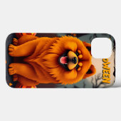 Charming Chow Chow Dog feiert Halloween Case-Mate iPhone Hülle (Rückseite (Horizontal))