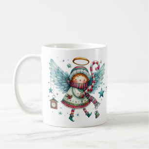 Charming Christmas Angel Frohe Weihnachten Kaffeetasse