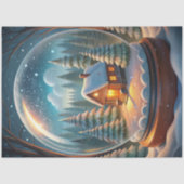 Charming Christmas ball holly berry tissue paper Seidenpapier (Vorderseite)