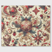 Charming Christmas Motifs Geschenkpapier (Flach)