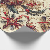Charming Christmas Motifs Geschenkpapier (Ecke)
