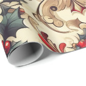 Charming Christmas Motifs Geschenkpapier (Rolleneckpunkt)