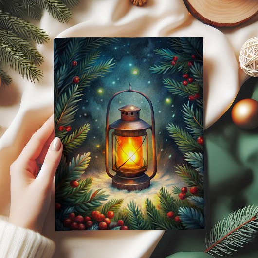 Charming Christmas tissue paper holly berry wreath Seidenpapier